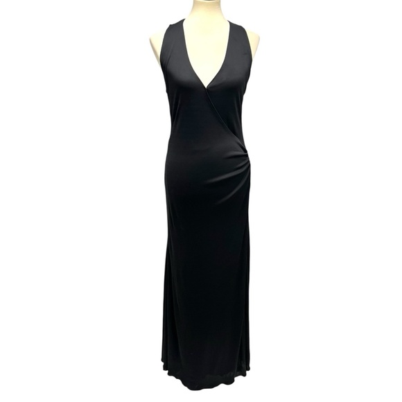 Ralph Lauren Purple Label Dresses & Skirts - Ralph Lauren Collection Purple Label Black Silk Blend Faux Wrap Gown Dress Sz 8